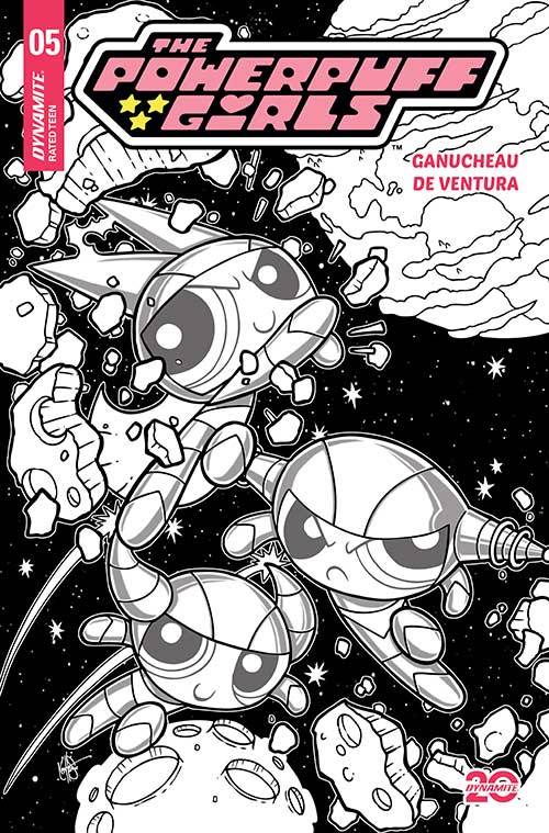 The Powerpuff Girls #5 (CVR K 5 COPY FOC INCV HAESER LINE ART)