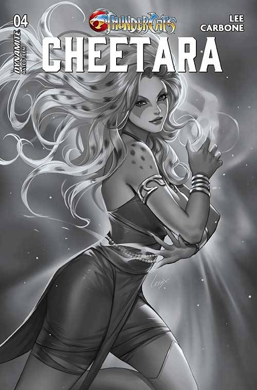 ThunderCats: Cheetara #4 (Cover N 1:10 FOC INCV LEIRIX B&W)