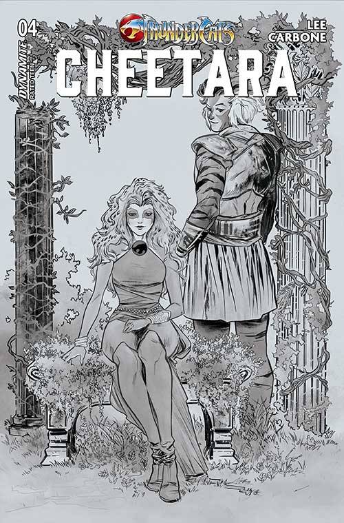 ThunderCats: Cheetara #4 (Cover N 1:10 FOC INCV LEE B&W)