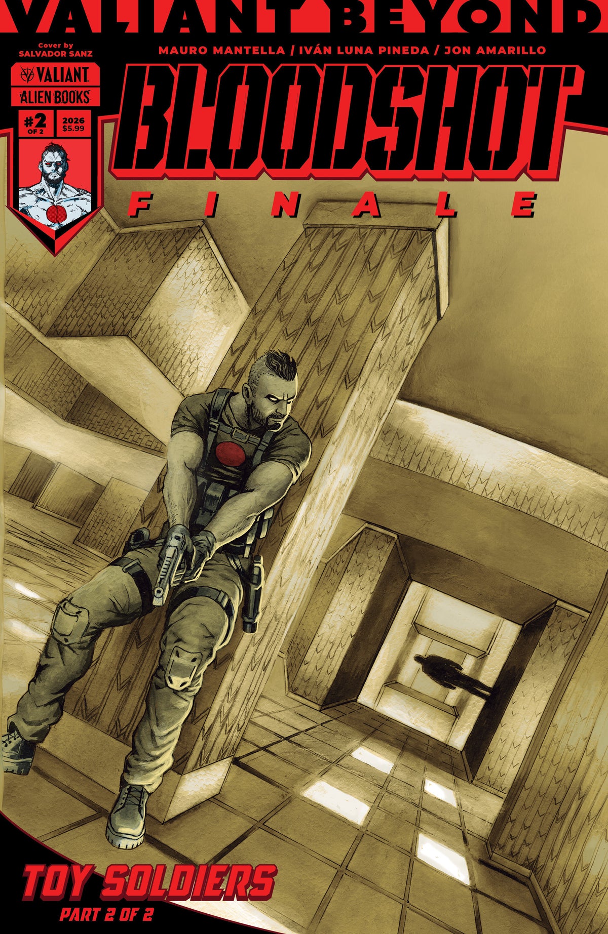 Valiant Beyond: Bloodshot #8 (--Toy Soldiers #2 Finale Cover A (Sanz)) - PREORDER