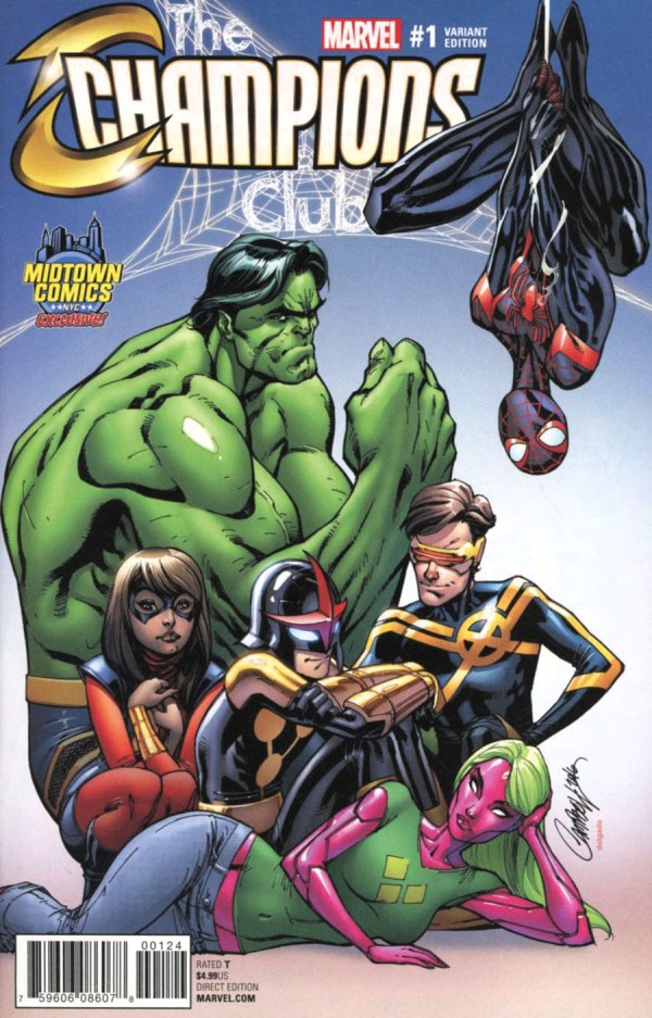 Champions #1 (Midtown Comics J. Scott Campbell Color Variant)