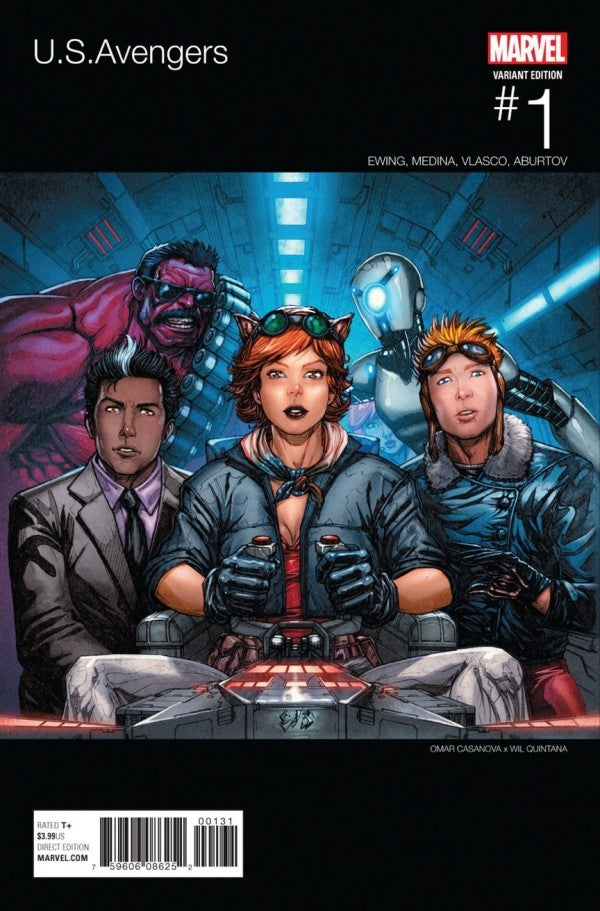 U.S.Avengers #1 (Omar Casanova Hip-Hop Variant)