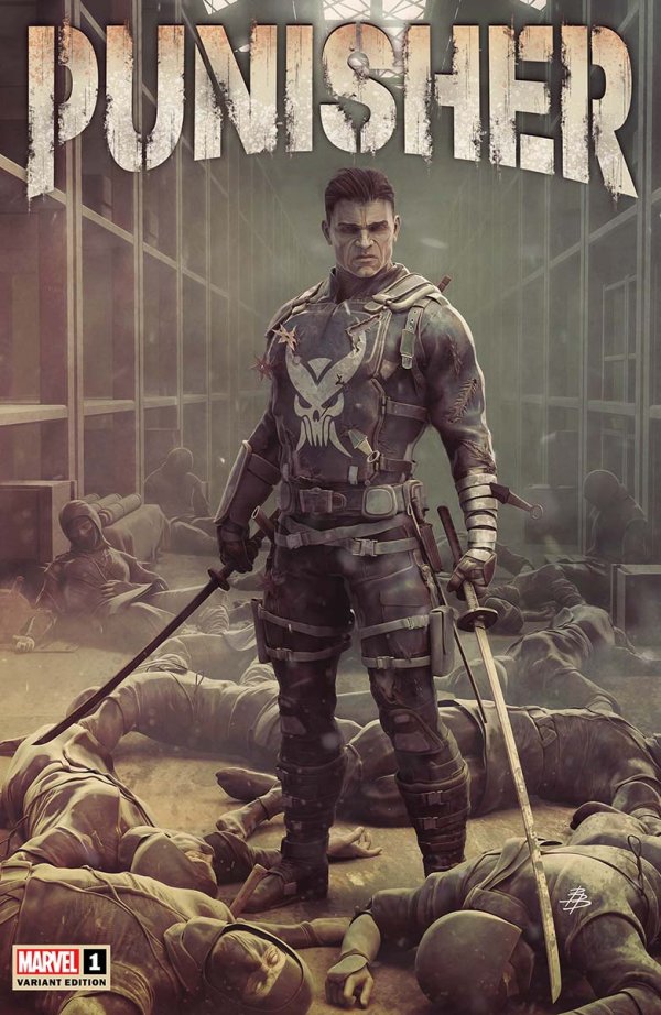 Punisher #1 (Unknown Comics / Street Level Hero / Comic Traders Björn Barends Variant)