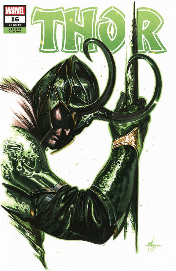 Thor #16 (Unknown Comics / Street Level Hero / Comic Traders Gabriele Dell'Otto Variant)