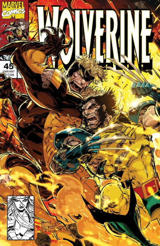 Wolverine #45 (Unknown Comics / Comic Traders / Sleeping Giant Kaare Andrews Variant)