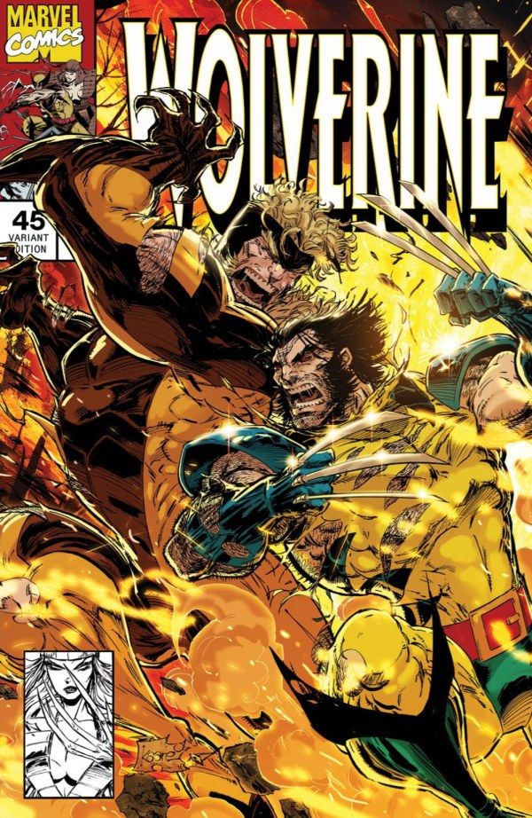 Wolverine #45 (Unknown Comics / Comic Traders / Sleeping Giant Kaare Andrews Variant)