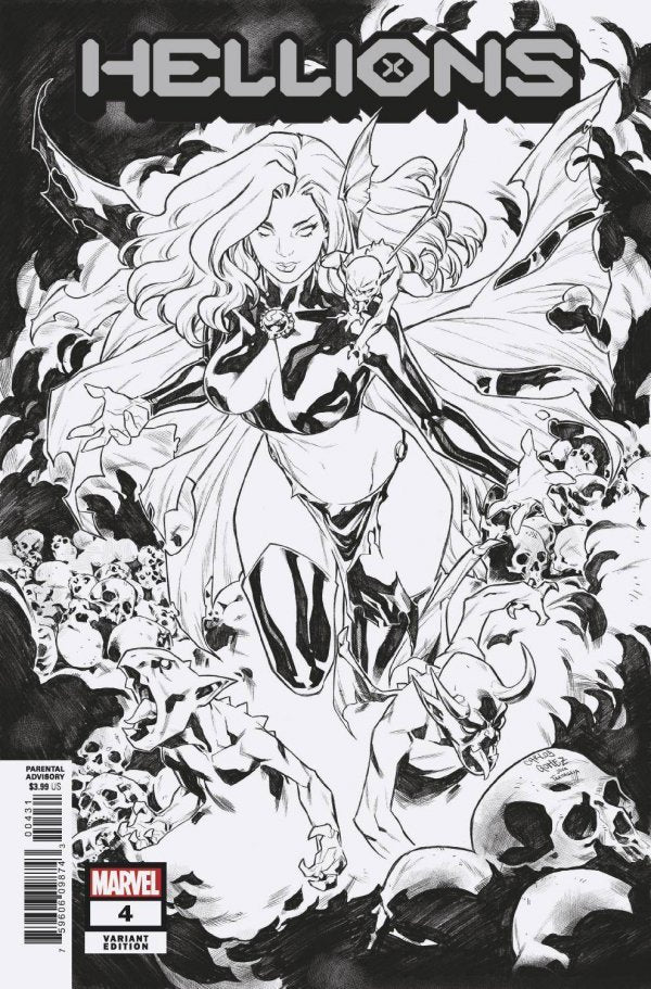 Hellions #4 (1:25 Carlos Gómez Sketch Variant)