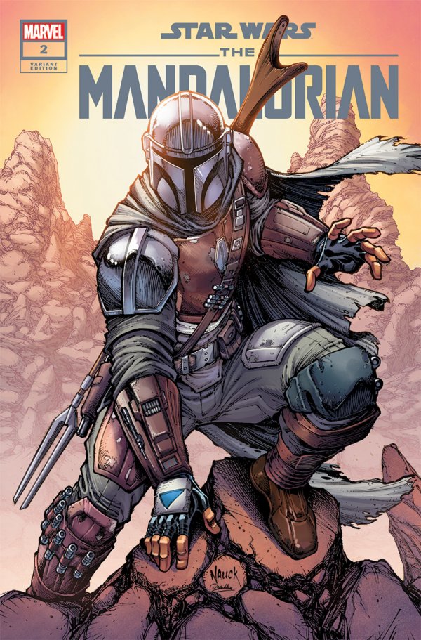 Star Wars: The Mandalorian #2 (Unknown / Street Level Hero / Comic Traders / Frankie's / 616 Todd Nauck Variant)
