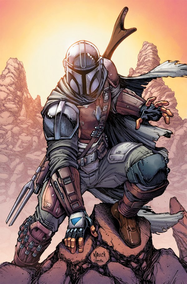 Star Wars: The Mandalorian #2 (Unknown / Street Level Hero / Comic Traders / Frankie's / 616 Todd Nauck Virgin Variant)