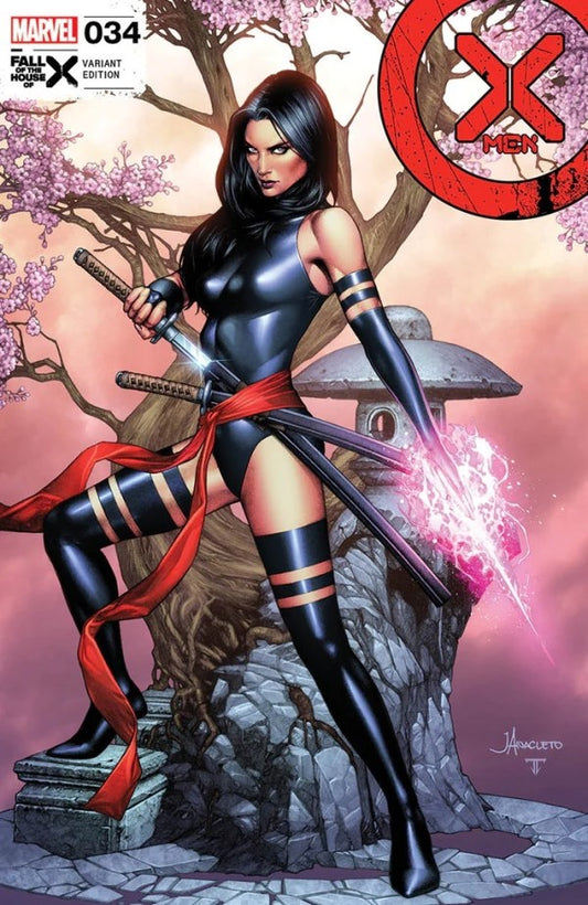 X-Men #34 (Unknown Comics / Comic Traders / Sleeping Giant Jay Anacleto Variant)