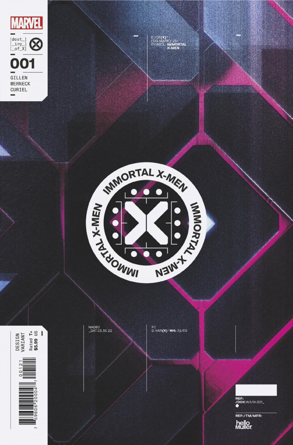 Immortal X-Men #1 (1:10 Muller Design Variant)