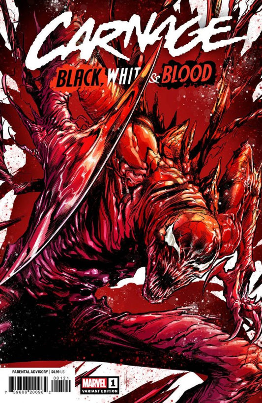 Carnage: Black, White & Blood #1 (1:50 Checchetto Variant)