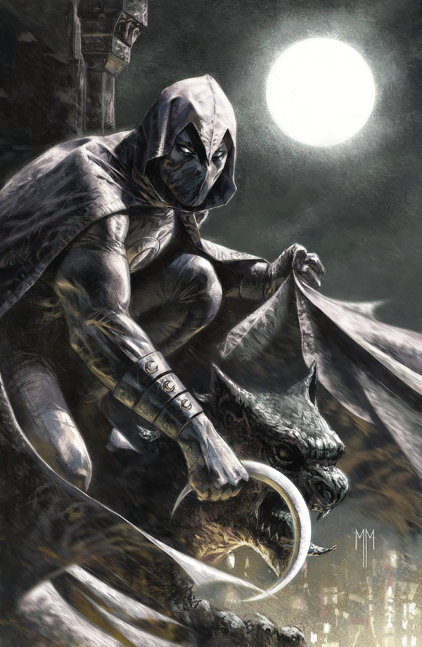 Moon Knight #1 (Unknown Comics / Street Level Hero / Comic Traders Marco Mastrazzo Virgin Variant)