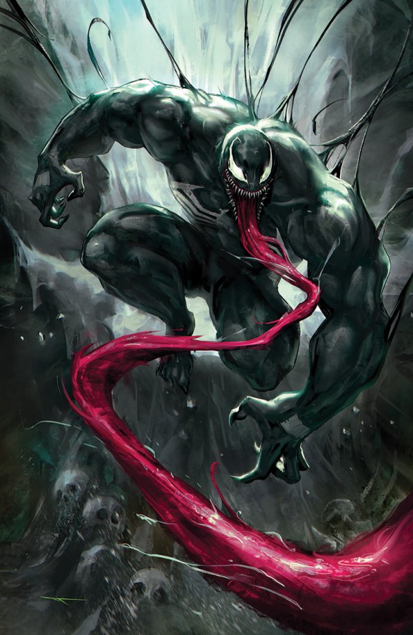 Venom #10 (Unknown Comics / Street Level Hero / Comic Traders Ivan Tao Virgin Variant)