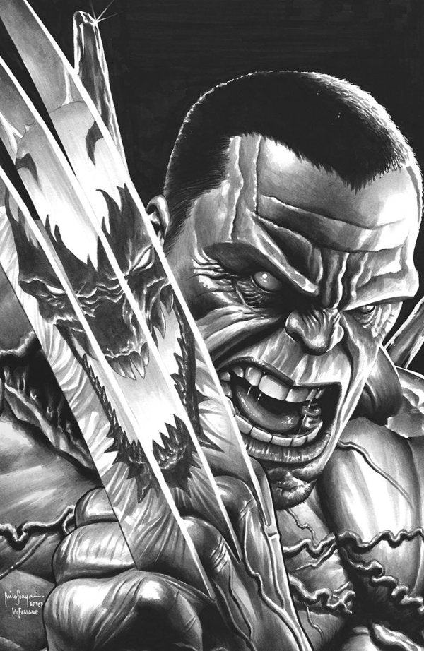 Savage Avengers #1 (Unknown Comics / Street Level Hero / Comic Traders MegaCon 2022 Mico Suayan Black & White Virgin Variant)