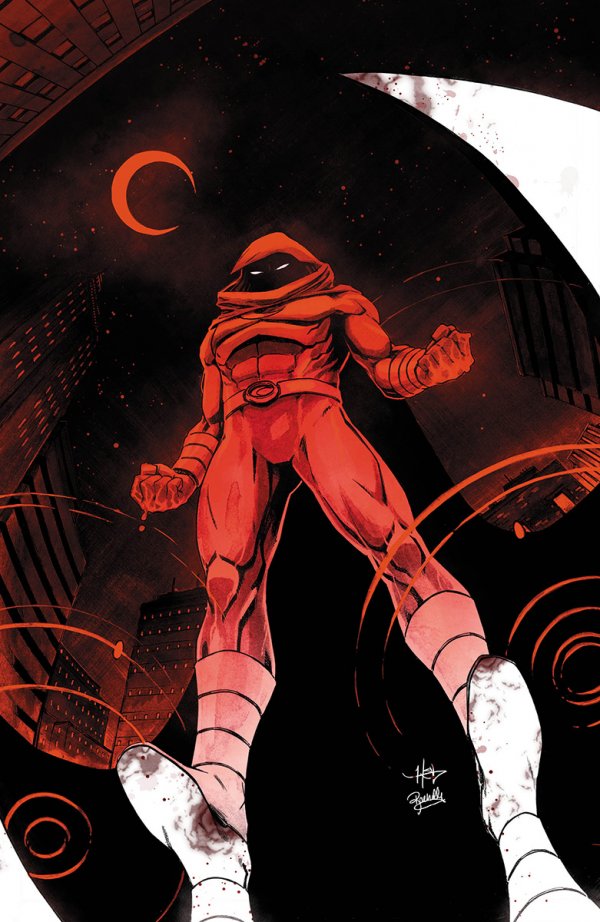 Moon Knight: Black, White & Blood #1 (Unknown Comics / Street Level Hero / Comic Traders Creees Lee Virgin Variant)