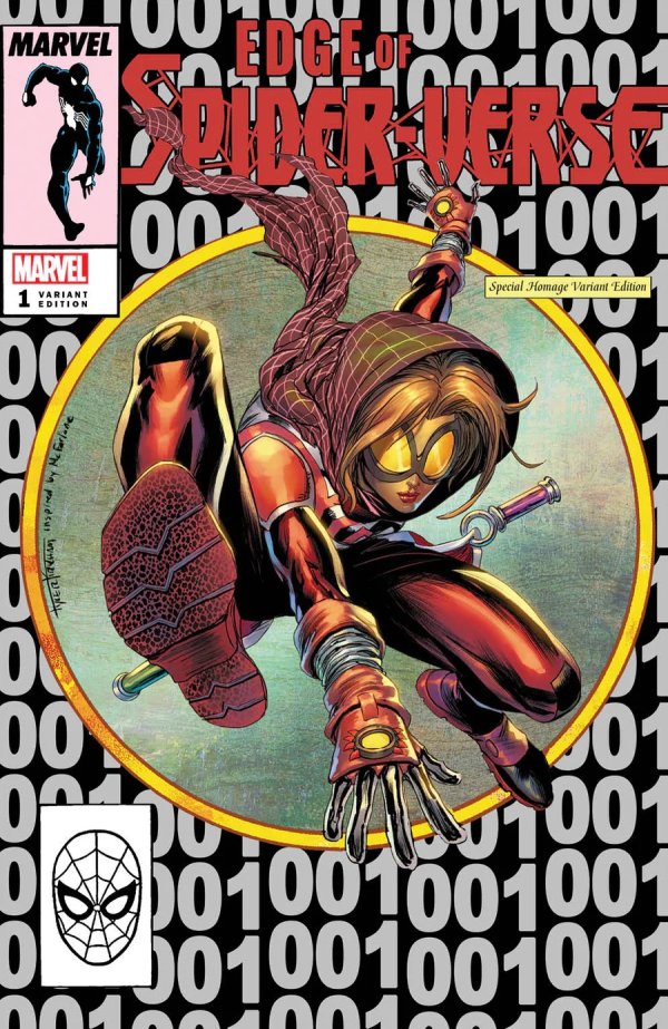 Edge of Spider-Verse #1 (Unknown / Street Level Hero / Comic Traders / Frankie's / 616 C2E2 2022 Tyler Kirkham Silver Variant)