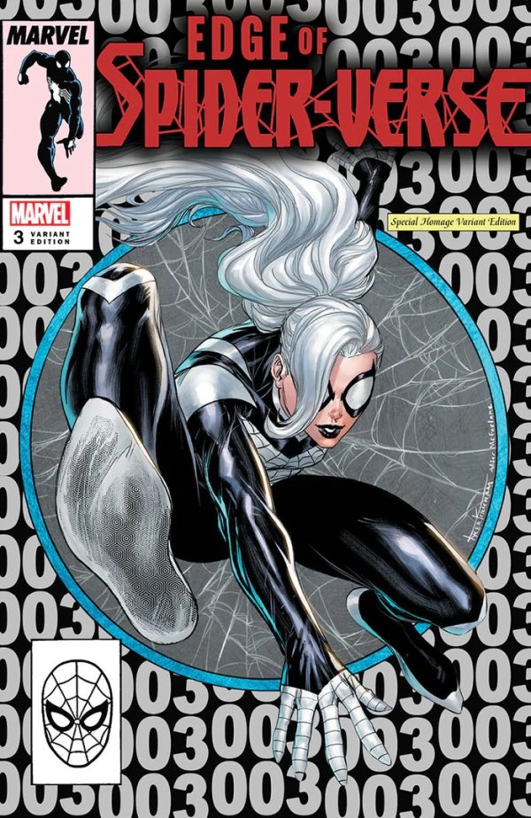 Edge of Spider-Verse #3 (Unknown Comics / Street Level Hero / Comic Traders / Frankie's Comics / 616 Comics NYCC 2022 Tyler Kirkham Homage Variant)