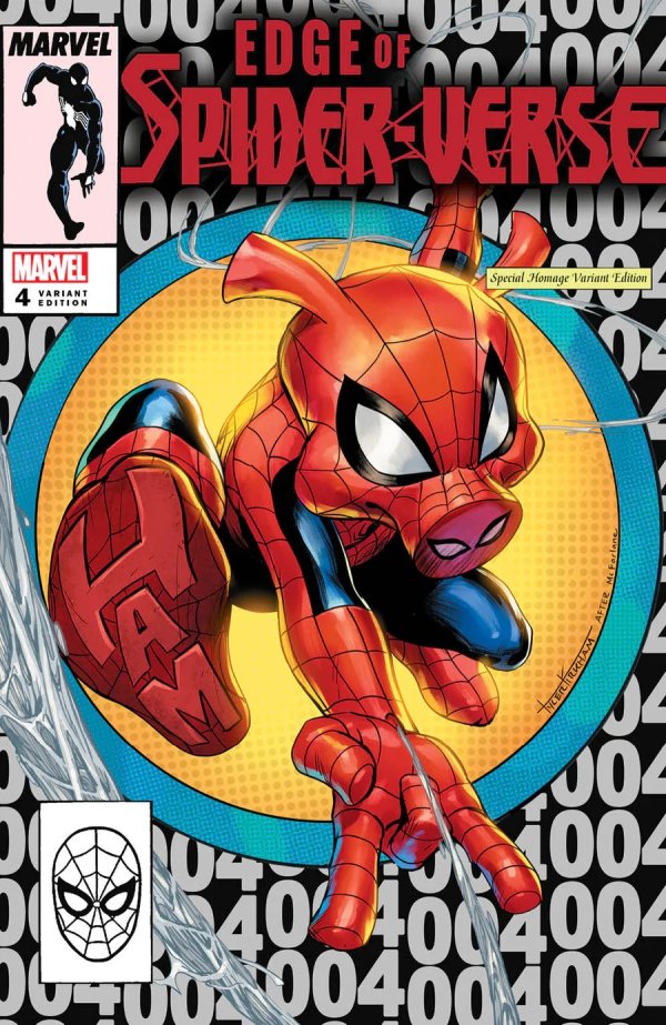 Edge of Spider-Verse #4 (Unknown Comics / Street Level Hero / Comic Traders/ Frankie's Comics / 616 Comics NYCC 2022 Tyler Kirkham Homage Variant)