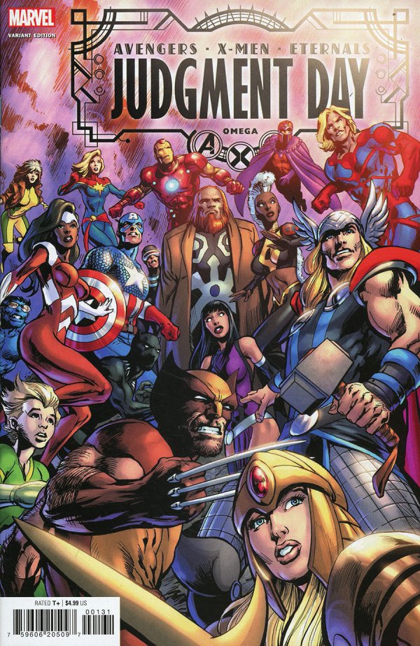 A.X.E.: Judgment Day Omega #1 (1:25 Alan Davis Variant)