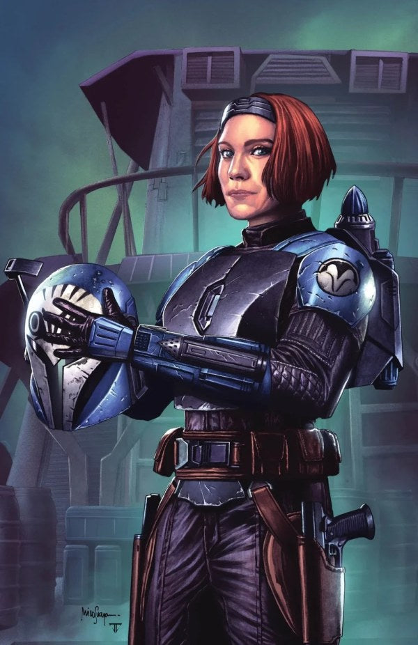 Star Wars: The Mandalorian Season 2 #3 (Unknown Comics / 616 Comics / Comic Traders / Antihero Gallery Mico Suayan Virgin Variant)
