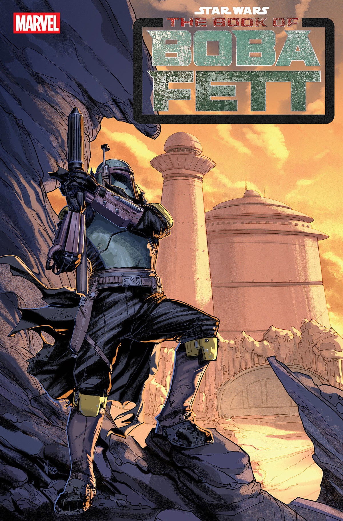 STAR WARS: THE BOOK OF BOBA FETT #4 (PETE WOODS VARIANT) - PREORDER