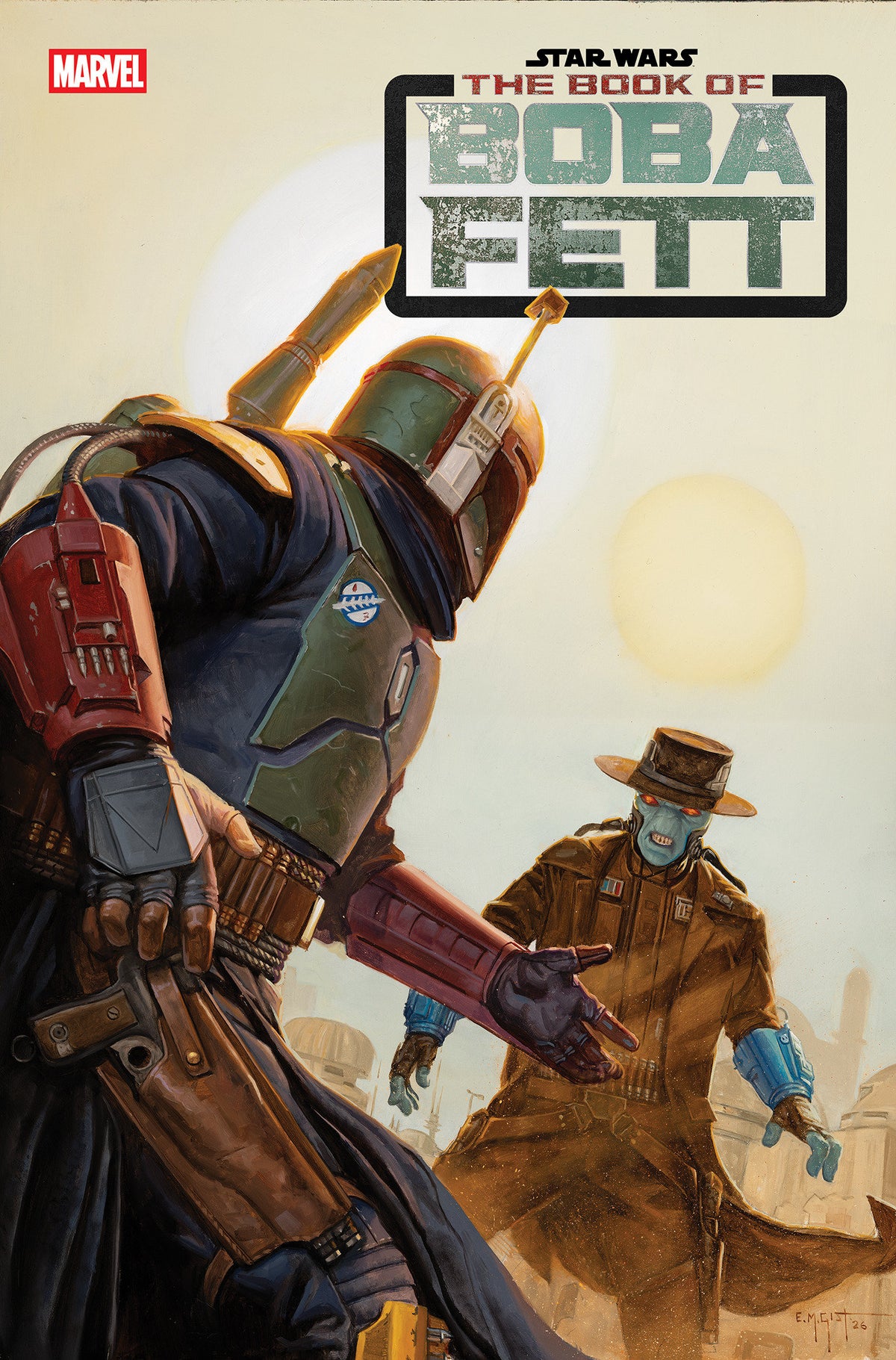 STAR WARS: THE BOOK OF BOBA FETT #7 (E.M. GIST VARIANT) - PREORDER