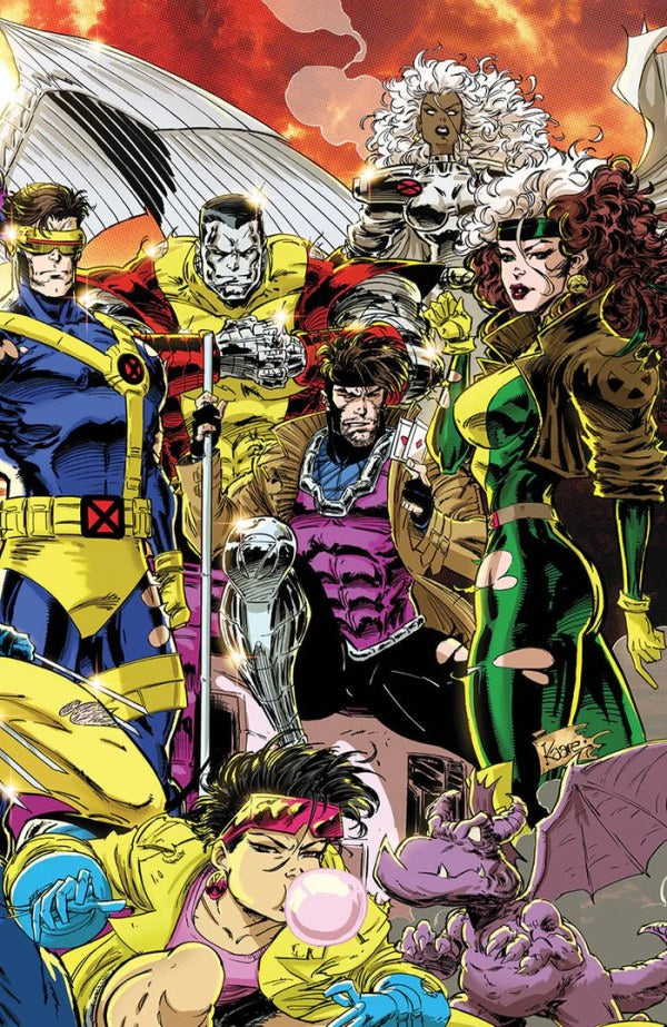 Rise of the Powers of X #4 (Unknown Comic Books / Comic Traders / Sleeping Giant Kaare Andrews Connecting Virgin Variant)