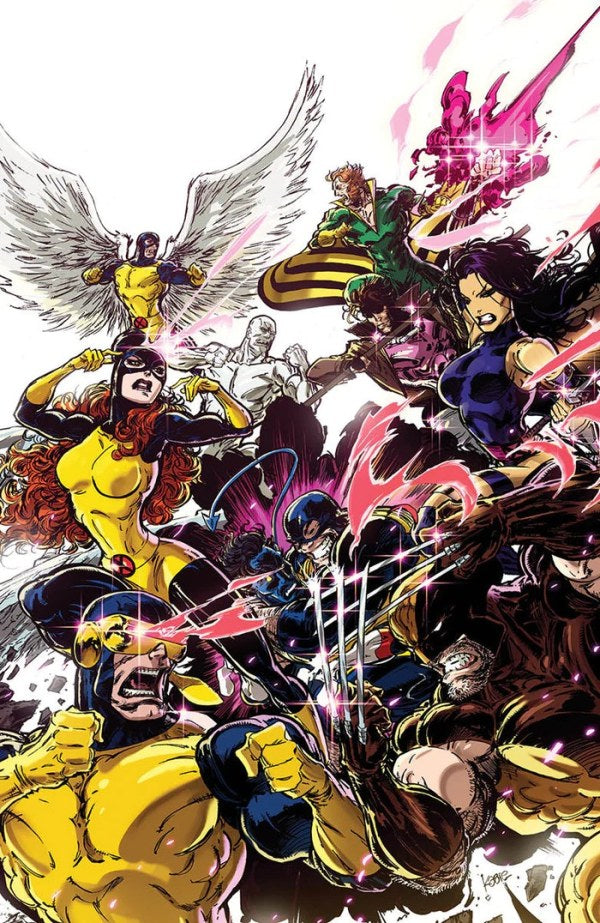 The Original X-Men #1 (Unknown Comic Books / 616 Comics / Comic Traders / Antihero Gallery Kaare Andrews Virgin Variant)