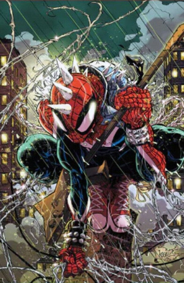 Spider-Punk: Arms Race #1 (Unknown Comics / 616 Comics / Comic Traders / Sleeping Giant Kaare Andrews Virgin Variant)