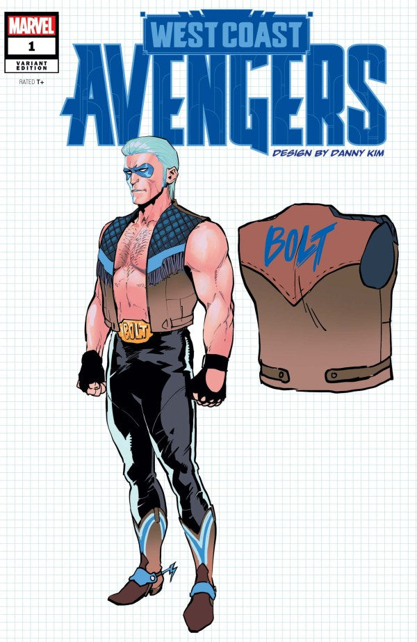 West Coast Avengers #1 (1:10 Danny Kim Design Variant)