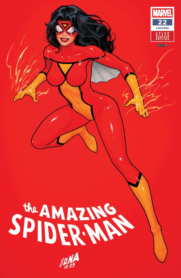 The Amazing Spider-Man #22 (David Nakayama Color Block Red Variant)