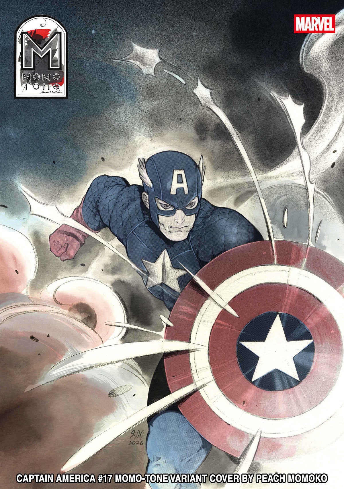CAPTAIN AMERICA #17 (PEACH MOMOKO MOMO-TONE VARIANT) - PREORDER