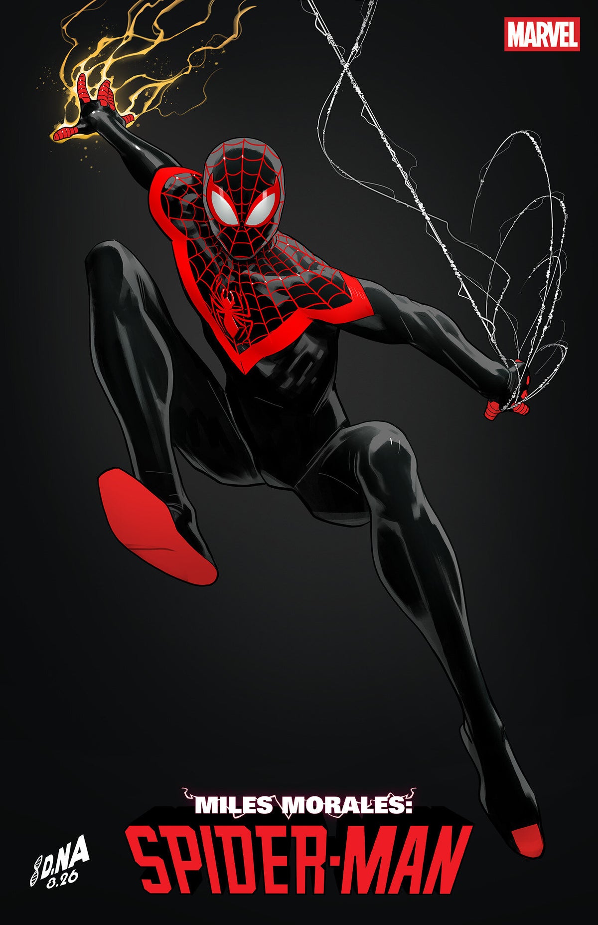 MILES MORALES: SPIDER-MAN #5 (DAVID NAKAYAMA COLOR BLOCK BLACK VARIANT) - PREORDER