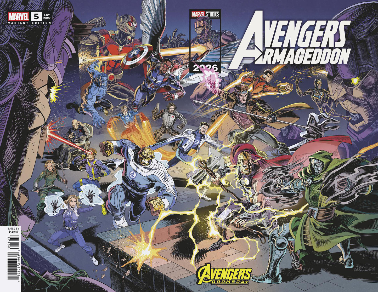 AVENGERS: ARMAGEDDON #5 (LEONEL CASTELLANI MARVEL STUDIOS AVENGERS: DOOMSDAY WRAPAROUND VARIANT) - PREORDER