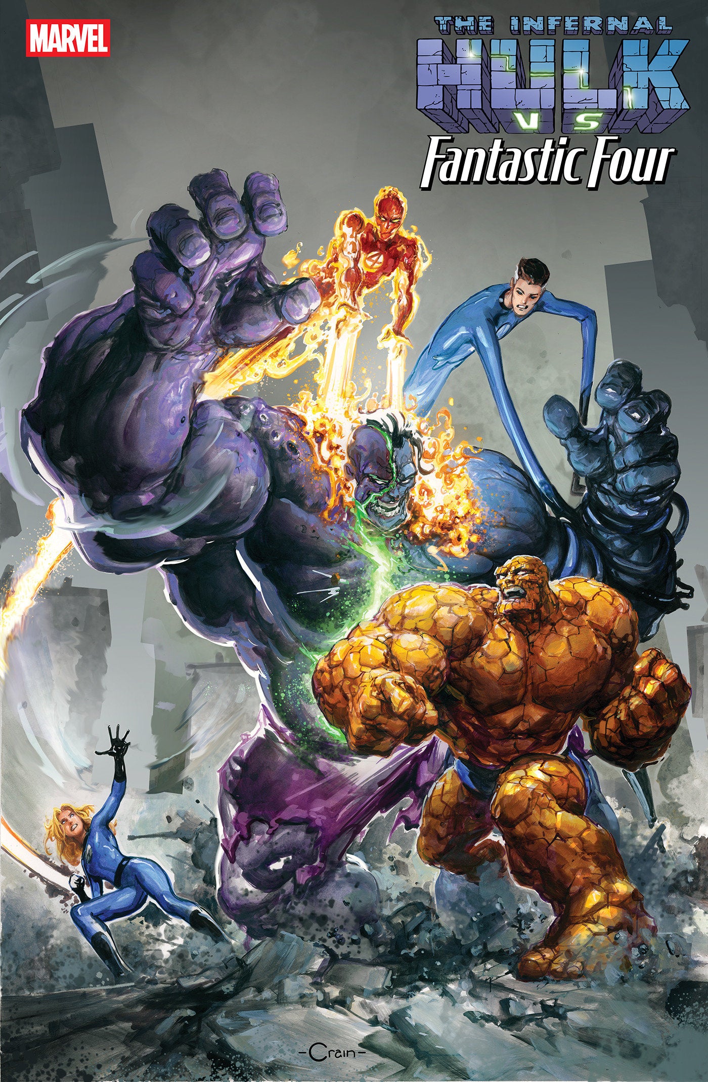 INFERNAL HULK VS. FANTASTIC FOUR #1 (CLAYTON CRAIN VARIANT) - PREORDER