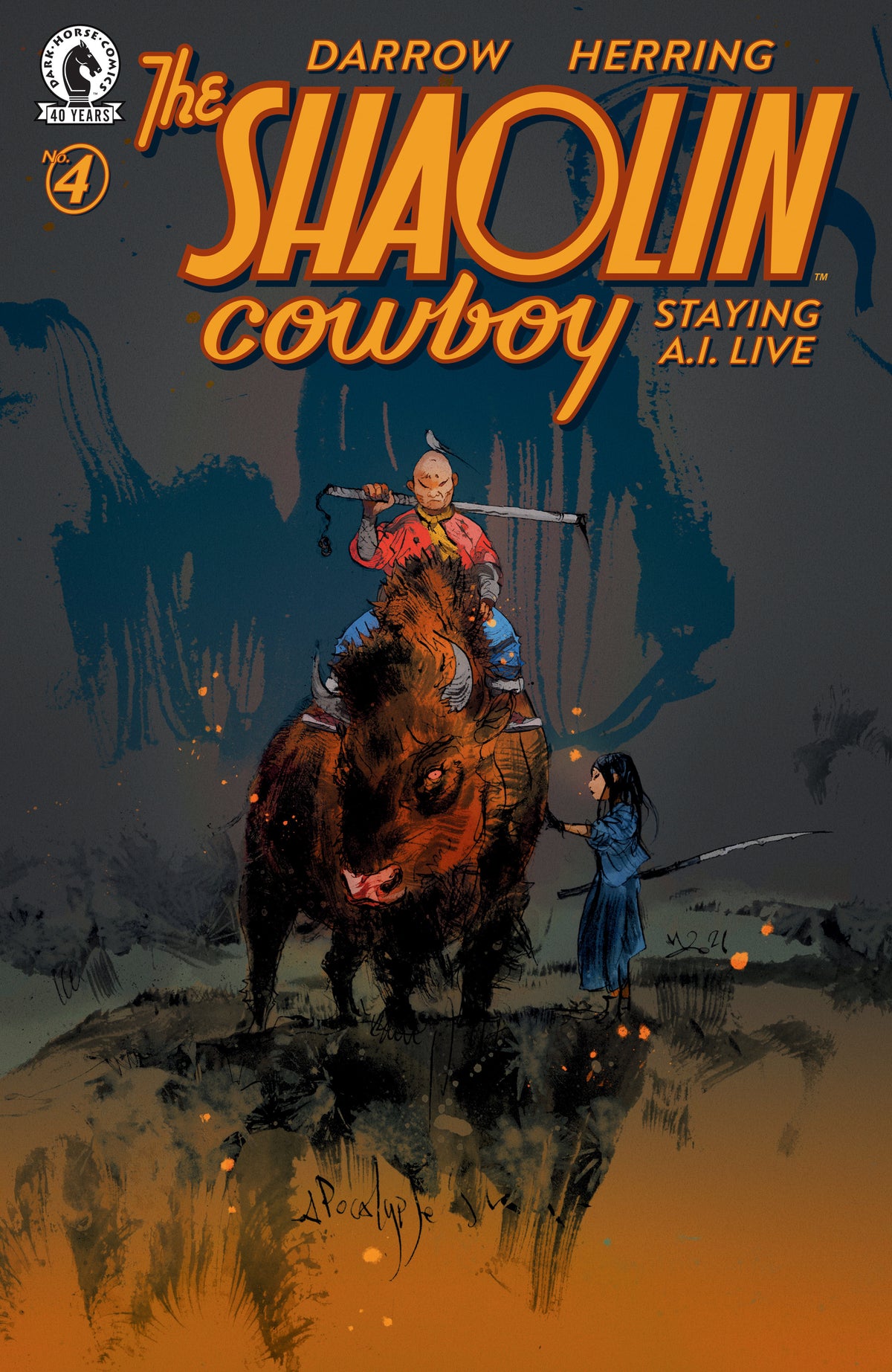 Shaolin Cowboy: Staying A.I.Live #4 (CVR C) (Nicolas Nemiri) - PREORDER