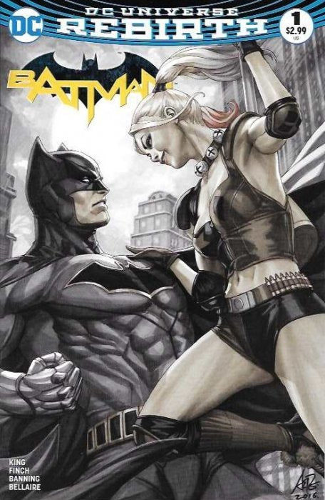 Batman #1 (Legacy Comics Stanley 'Artgerm' Lau Limited Palette Variant)