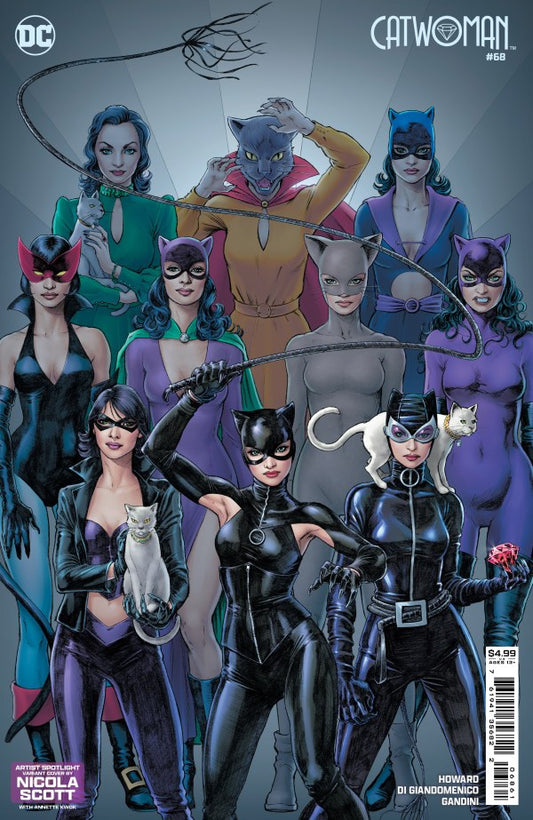 Catwoman #68 (Cover D Nicola Scott Artist Spotlight Card Stock Variant)