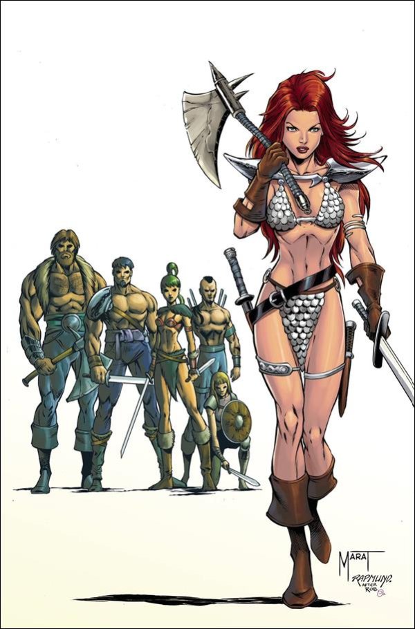 Red Sonja #8 (Marat Mychaels 1:7 Virgin Variant)