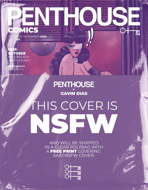 Penthouse Comics #5 (Cover E 1:10 Gavin Dias Variant)
