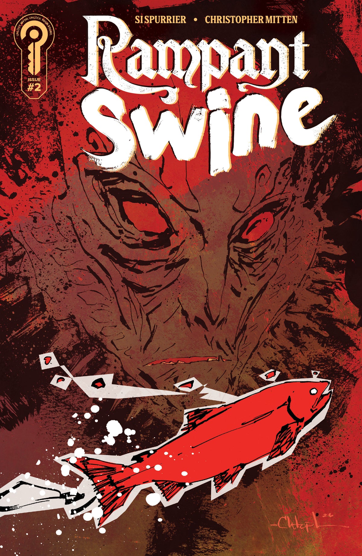 Rampant Swine #2 (Cover A Chris Mitten) - PREORDER