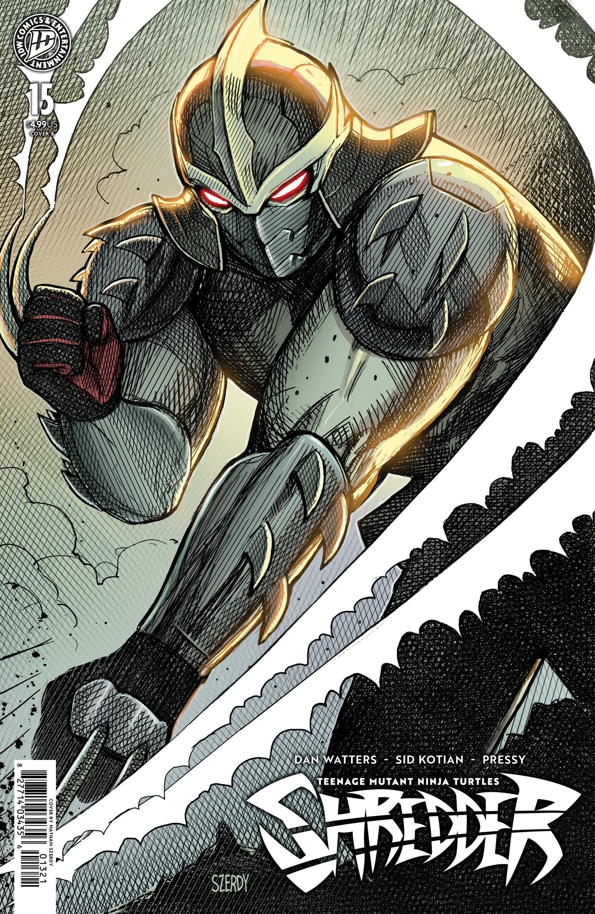 Teenage Mutant Ninja Turtles: Shredder #15 (Variant B (Szerdy)) - PREORDER