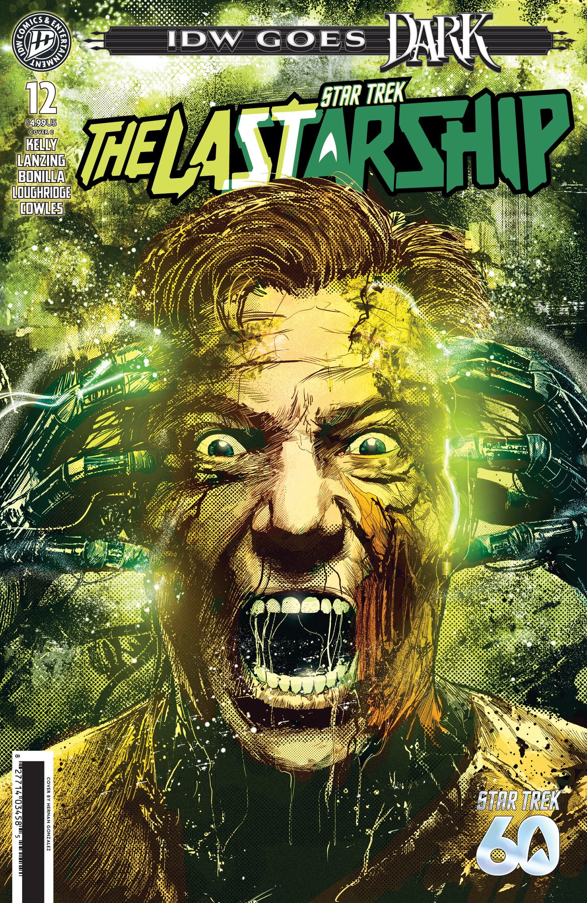 Star Trek: The Last Starship #12 (Variant C (Gonzalez IDW Goes Dark Variant)) - PREORDER