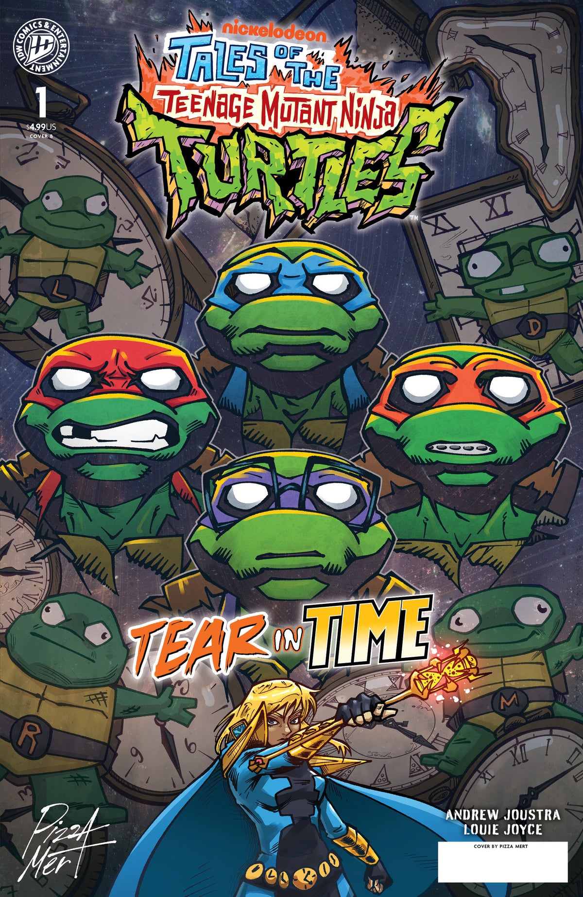Tales of the Teenage Mutant Ninja Turtles: Tear in Time #1 (Variant B (Pizza Mert)) - PREORDER