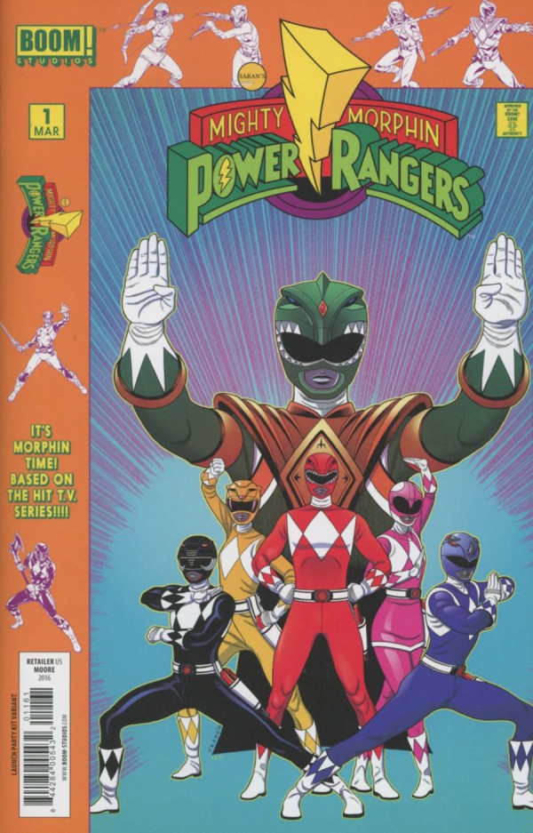 Mighty Morphin Power Rangers #1 (Tradd Moore Launch Party Variant)