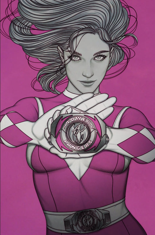 Mighty Morphin Power Rangers: The Return #1 (NoMasss Comics / Captured Collectibles MegaCon Jenny Frison Monochrome Variant)