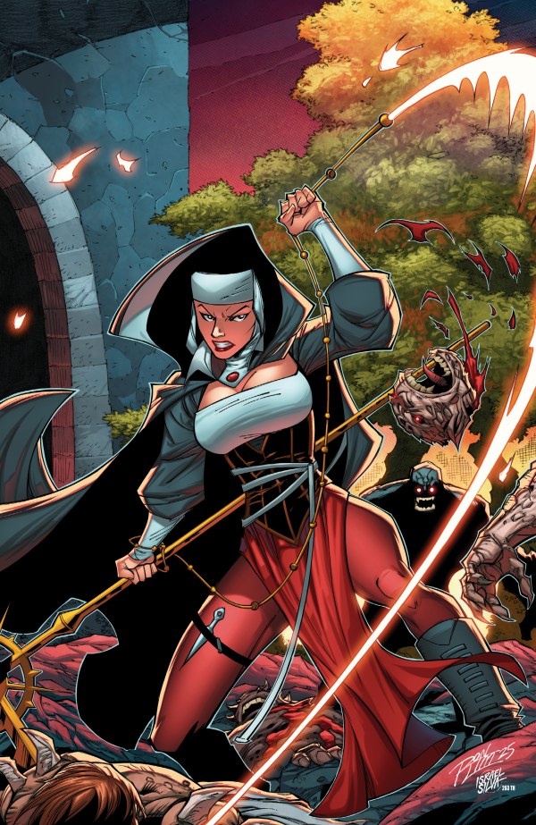 Marian Heretic #3 (Cover C 1:10 Ron Lim Virgin Variant)