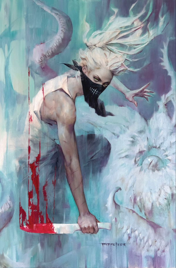 Something Is Killing the Children: A Monster Hunter Walks Into a Bar #1 (Cover F 1:25 Puppeteer Lee Virgin Variant)