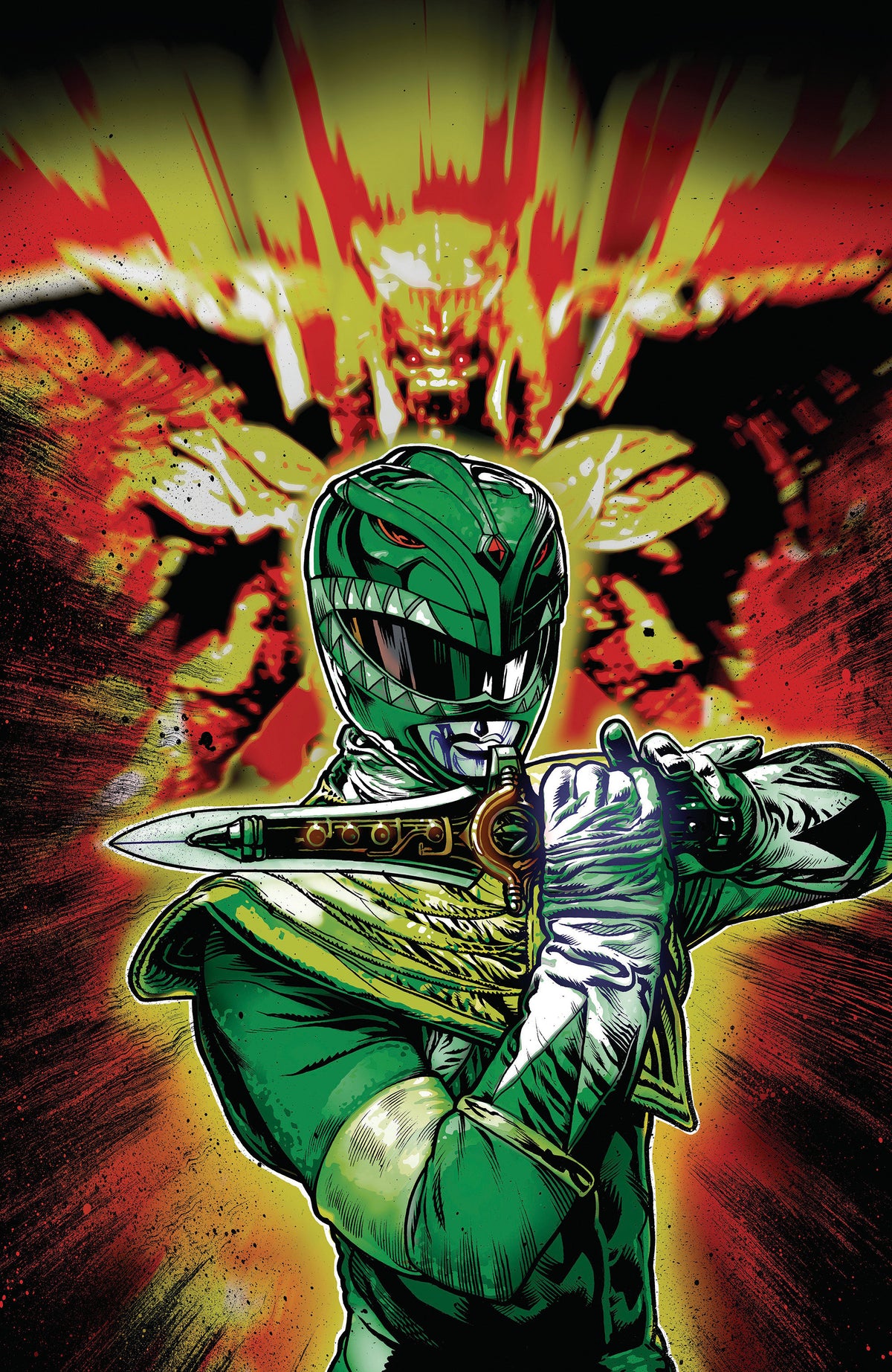 Power Rangers Green #5 (D Foil Variant (Full Art, Harris)) - PREORDER